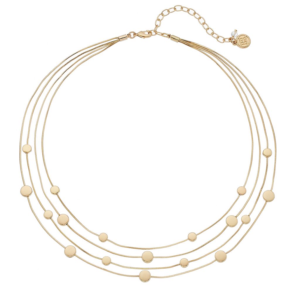 【最終値下げ】Ground Y BRASS MULTI NECKLACE Napier Medallion Station Multi-Strand Necklace