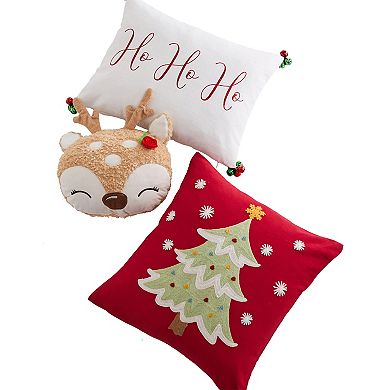 Levtex Home Comet & Cupid Christmas Tree Decorative Pillow