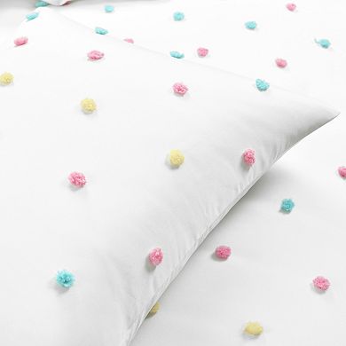 Lush Decor Rainbow Tufted Dot Comforter Set with Shams