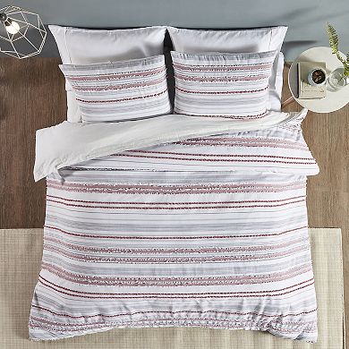 Better Trends Diana Stripe Comforter Set with Shams
