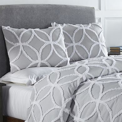 Better Trends Tufted Ring Comforter Set with Shams