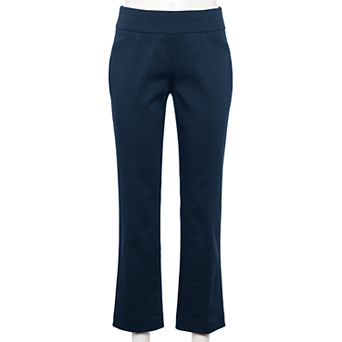 Petite Croft & Barrow® Effortless Stretch Pull-On Bootcut Pants