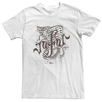 Big & Tall Disney Aladdin Live Action Jafar Cobra Sketch Logo Tee
