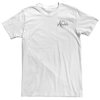 Big & Tall Disney Aladdin Live Action Movie Logo Pocket Tee