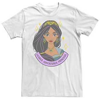 Big & Tall Disney Aladdin Live Action Jasmine Attribute Portrait Banner Tee