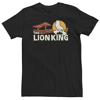 Big & Tall Disney The Lion King Live Action Savannah Sunset Portrait Tee