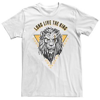 Big & Tall Disney The Lion King Live Action Scar Long Live The King Tee