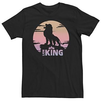 Big & Tall Disney The Lion King Live Action Sunset Pride Rock Poster Tee