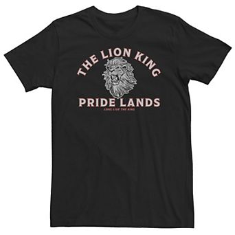Big & Tall Disney The Lion King Live Action Mufasa Pride Lands Poster Tee