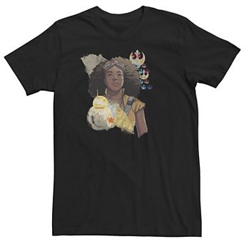 Big & Tall Star Wars The Rise of Skywalker Jannah Brushstroke Tee