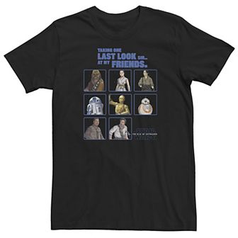 Big & Tall Star Wars: The Rise Of Skywalker One Last Look Group Panels Tee