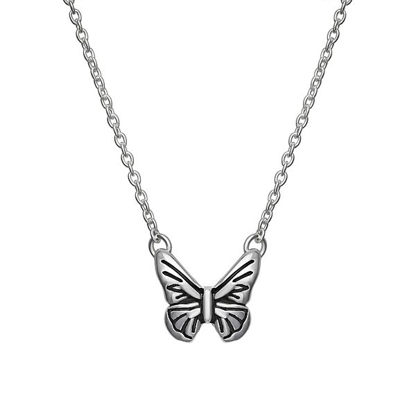 PRIMROSE Sterling Silver Butterfly Necklace