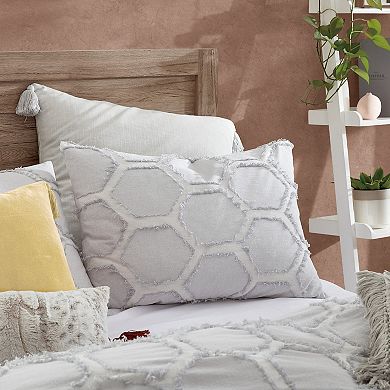 Peri Clipped Honeycomb Comforter Set with Shams