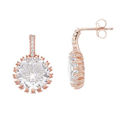 rose gold dress earrings Lucy Drop Earrings
