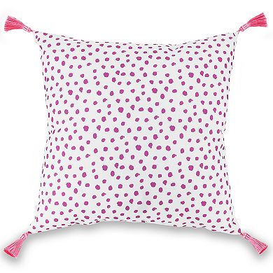 Arlee Home Fashions Rong Gong Glitter Print Reversible Throw Pillow
