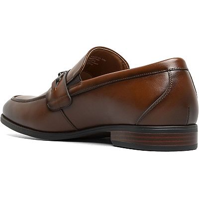 John Adams Men\'s Size 8.5 Brown Leather Loafers Dress Shoes Men main image 4
