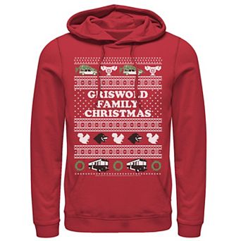 Men's National Lampoon's Christmas Vacation Logo Ugly Sweater Hoodie