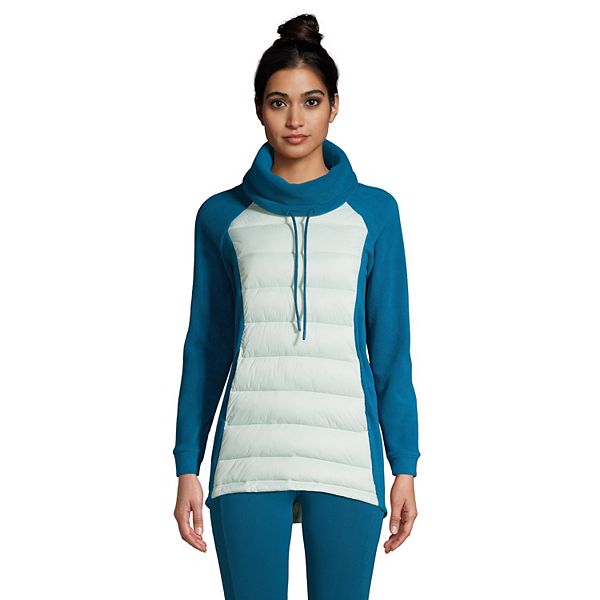 Petite Lands' End Insulated Fleece Hybrid Sweatshirt