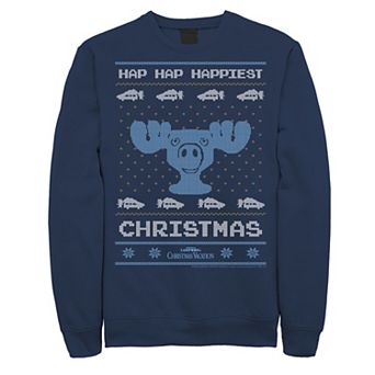 Men's National Lampoon's Christmas Vacation Hap Hap Happiest Ugly Graphic Fleece