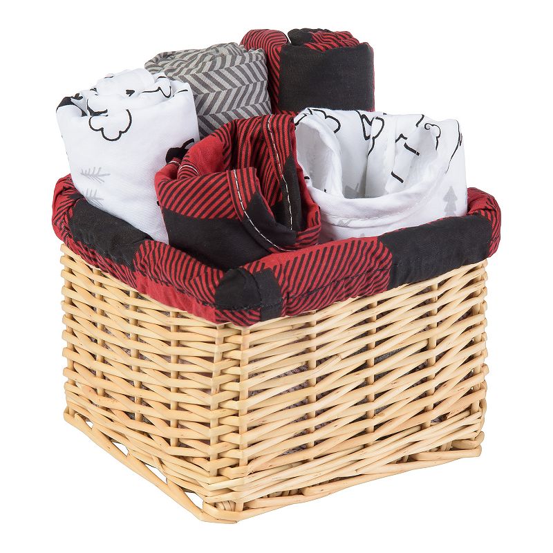 Lumberjack Moose Gift Basket, Set of 7 Bedding