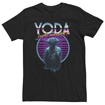 Big & Tall Star Wars Yoda Jedi Master Ultimate Retro 80's Tee