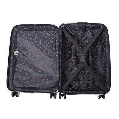 BAGTROTTER Cartable à roulettes 38 cm Phileas Rose Zèbre - Rose - Fille