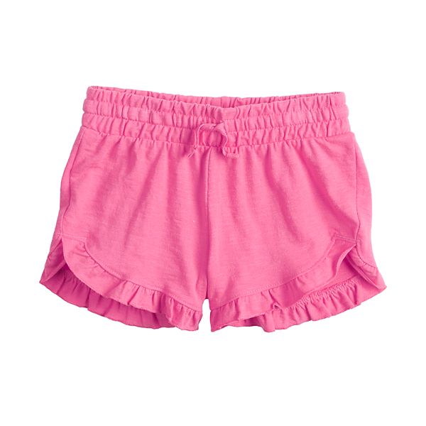 Girls 4-12 Jumping Beans® Ruffle Hem Pull-On Shorts - Pink (6X) – BrickSeek
