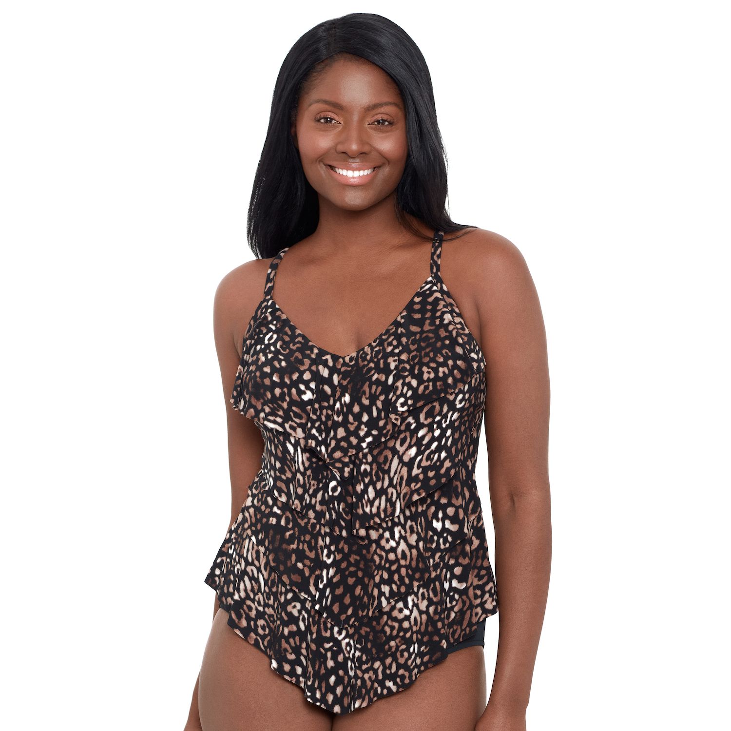 cheetah swim top