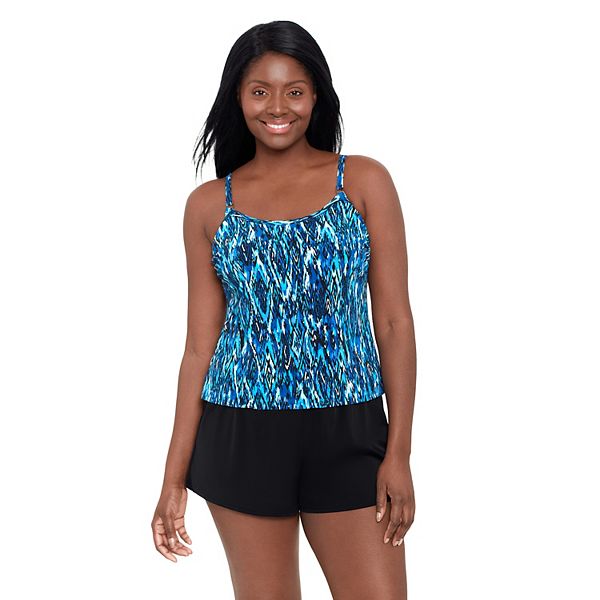 Women's Trimshaper Farrah Body Sculpt OnePiece Swim Romper