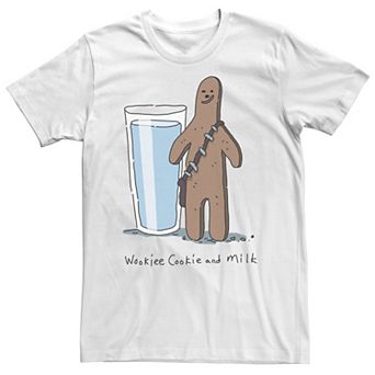 Big & Tall Star Wars Chewbacca Wookiee Cookie And Milk Tee