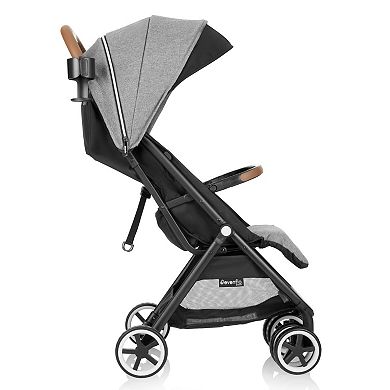 Evenflo Gold Otto Self-Folding Lightweight Travel Stroller, Moonstone Gray