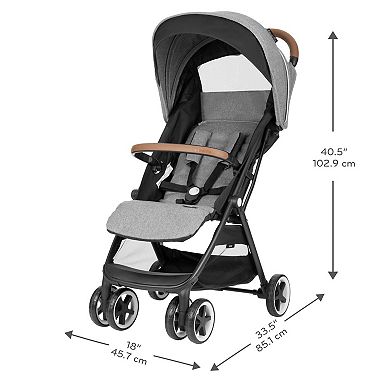 Evenflo Gold Otto Self-Folding Lightweight Travel Stroller, Moonstone Gray