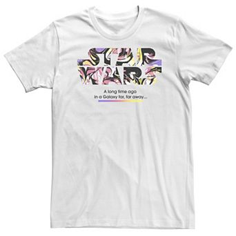 Big & Tall Star Wars A New Hope Rolling Intro Tee