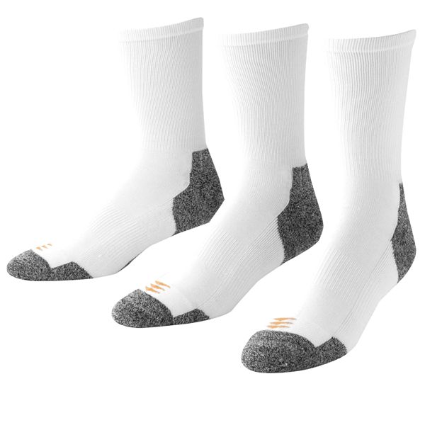 Men's Powersox by GOLDTOE 3pack PowerLites Crew Socks