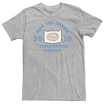 Big & Tall Adventure Time Finn The Human Youth Culture Forever Tee
