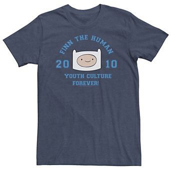 Big & Tall Adventure Time Finn The Human Youth Culture Forever Tee