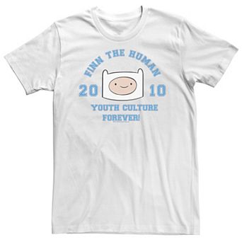 Big & Tall Adventure Time Finn The Human Youth Culture Forever Tee