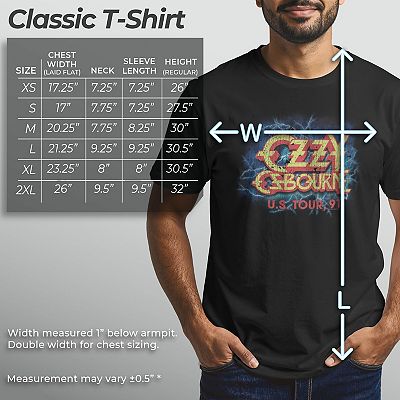 Men's Ozzy Osbourne U.S. Tour '91 Graphic Tee