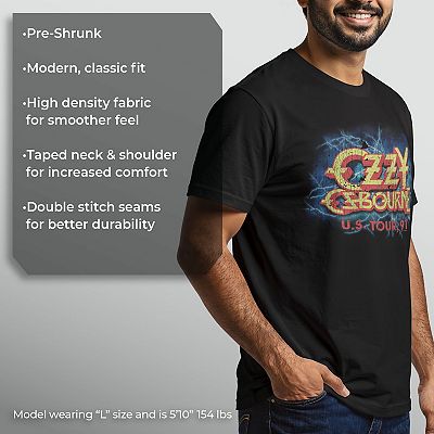 Men's Ozzy Osbourne U.S. Tour '91 Graphic Tee