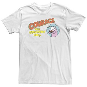 Big & Tall Courage The Cowardly Dog Green Hue Abduction Tee