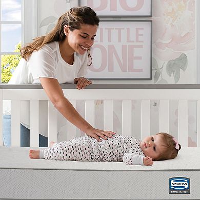 Simmons Kids Beautyrest Black Diamond 2 Stage Crib & Toddler Mattress