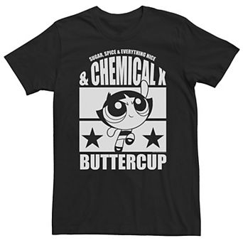 Big & Tall Cartoon Network Powerpuff Girls Buttercup Chemical X Tee