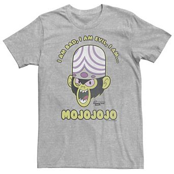 Big & Tall Cartoon Network Mojo Intro I Am Bad, I Am Evil, I Am... MOJOJOJO Tee