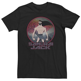 Big & Tall Cartoon Network Samurai Jack The Meditating Warrior Badge Tee