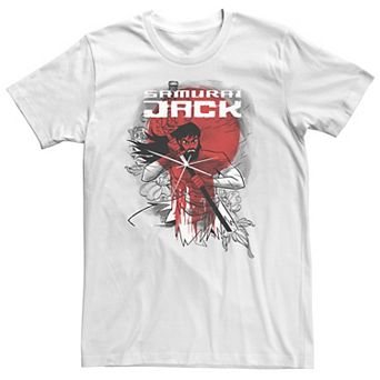 Big & Tall Cartoon Network Samurai Jack Wounded Warrior Fights Again Tee