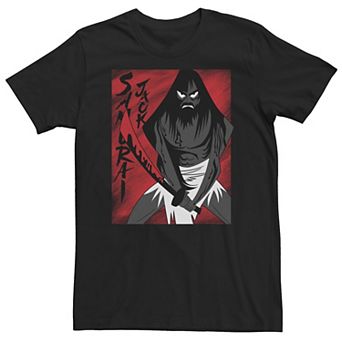 Big & Tall Cartoon Network Samurai Jack Seeing Red Vengeance Is Near Tee