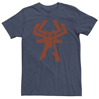Big & Tall CN Samurai Jack Faces Aku Silhouette Tee