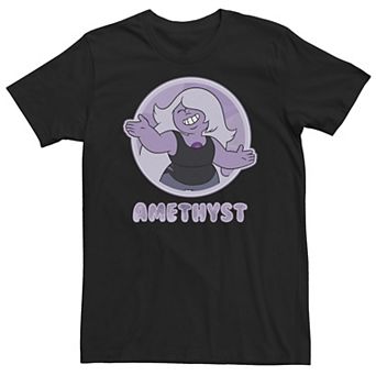 Big & Tall CN Steven Universe Amethyst Character Badge Tee