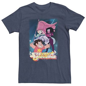 Big & Tall Cartoon Network Steven Universe Team Flag Poster Tee