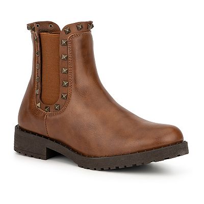 Olivia Miller Belle Women s Studded Chelsea Boots